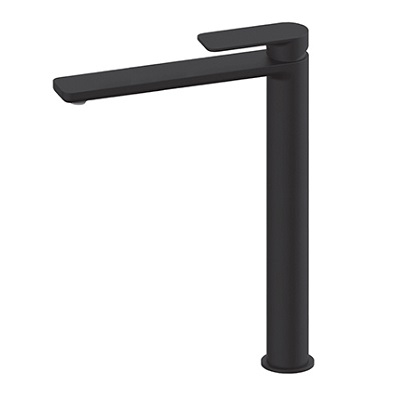 S2 BLACK MJEŠALICA ZA UMIVAONIK XL -round visoka-267mm crna